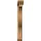 Ekena Millwork Funston Slat Smooth Bracket w/ Offset Brace, Western Red Cedar, 5 1/2"W x 34"D x 42"H BKT0604X34X42FST06SWR - alternate 2